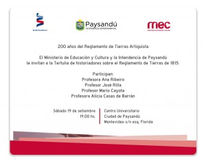 invitación Tertulia Reglamento de Tierras 1