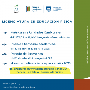 isef calendario 2023 IG
