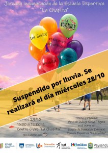 la chapita suspendido