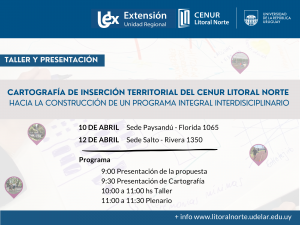 mapeo actividades regionales