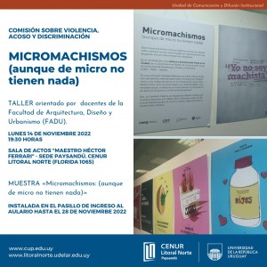 micromachismos muestra y taller