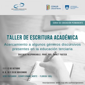 Taller de Escritura Académica, una nueva propuesta desde Educación Permanente.