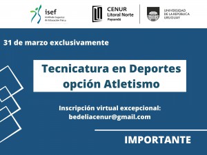 tecnicatura isef