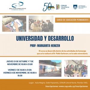 universidad y desarrollo